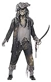 Smiffys, Herren Geister-Pirat Kostüm, Mantel, Hose und Hut, Größe:...
