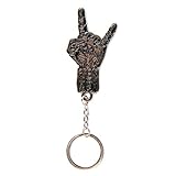 JINX Cyberpunk 2077 Silverhand Metall-Schlüsselanhänger, Metallic,...