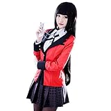 Generico Cosplay-Kostüm Yumeko Jabami Uniform Schulkinder, rot,...