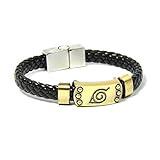 CoolChange Naruto Leder Armband mit Konohagakure