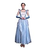 IWEMEK Damen Cinderella Kostüm Aschenputtel Prinzessin Kleid...