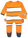 Disney Baby Jungen Findet Nemo Schlafstrampler und Mütze Gesetzt...