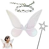 Feenflügel Erwachsene, Fee Engel Prinzessin Set,Feenflügel...