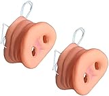 iPobie 4 Stücke Schweinenase Schwein Schnauze Spielzeug mit Gummiband...
