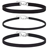 LENTQIUTT- Set mit 3 Samt-Choker-Halsketten, Damen-Choker-Halskette...