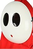 DealTrade Mario Shy Guy Maske Weiße Kostüm Einstellbar Kawaii Nette...