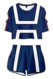 Cosplaypark My Hero Academia Damen Sportanzug Kurze Ärmel & Shorts...