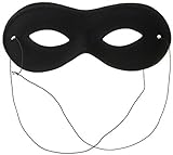 Smiffys Halloween Karneval Maske Farfalla Schwarze Augenmaske zum...
