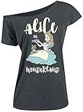 Alice im Wunderland Alice Frauen T-Shirt grau S