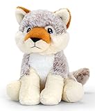 tachi Kuscheltier Wolf sitzend, Mittel großes Plüschtier 18 cm,...