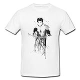 Muhammad-Ali T-Shirt Herren, weiß mit Aufdruck