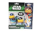 Schokolade Decocino Star Wars Set Muffin Aufleger und Lichtschwerter -...