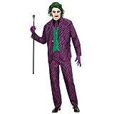 Widmann - Kostüm Evil Clown, Jacke mit Weste, Hose, Krawatte, Joker,...