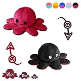 Lidy Bidy Stimmungs Oktopus Kuscheltier - 3 Größen - Tintenfisch zum...