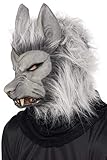 Smiffys Werwolf Maske mit Haar