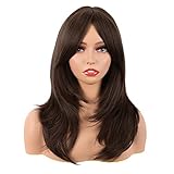 MapofBeauty 20 Zoll/50 cm Länge Layered Mit Pony Gerade Synthetische...