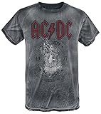 AC/DC Let There Be Rock Männer T-Shirt grau M 100% Baumwolle...