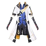 Hurykte Halloween Cosplay Albedo Cosplay Kostüm Uniform Hoodie Hosen...