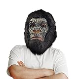 Generic Gorilla Maske Latex Vollkopf Masken Gummi Realistische Zoo...