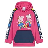 Peppa Pig Hoodie Mädchen Pullover aus Baumwolle, Peppa Wutz...