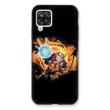 Cokitec Schutzhülle für Samsung Galaxy A12, Manga Naruto, Schwarz