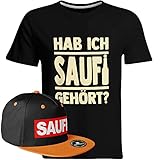 Saufi Saufi Tshirt Hab ich Saufi gehört Saufi T-Shirt Malle Party JGA...