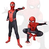 ACWOO Spiderman Kostüm Kinder, Superheld 3D Anime Anzug, Spiderman...