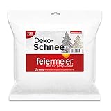feiermeier Kunstschnee im Beutel 750g - funkelnd glitzernd Dekoschnee...