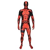 Morphsuits MLDPX Marvel Ganzkörperkostüm, Deadpool Luxus, XL