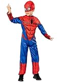 Marvel Jongen Kostüm Kleid Spiderman Blau 104