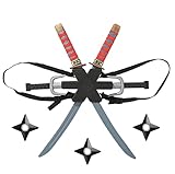 Udekit Ninja Rucksack Katana Krieger Waffen Set Für Kinder Halloween...