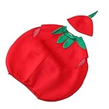 Amosfun Kinder Tomaten Kostüm geeigenet für Körpergröße 130-140CM...