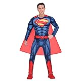 amscan 9906101 Offiziell lizenziertes Superman-Kostüm für Herren...
