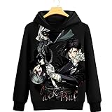 ZOSUO Herren Damen Kapuzenpullover Mit 3D Anime Black Butler Cosplay...