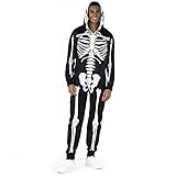 Morph Costumes Skelett Kostüm Herren Karnival Kostüm Herren Skelett...
