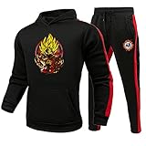 Dragon Ball Trainingsanzug Anime Cosplay Kostüm Son Goku Grafikdruck...