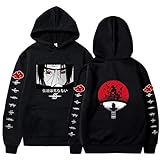 LINGXIAO Jungen Uchiha Itachi Hoodie Pullover Hoodie mit Taschen Anime...