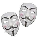 L + H WORLD 2x ANONYMOUS VENDETTA HACKER Masken PREMIUM V wie Vendetta...