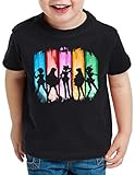 style3 Sailor Senshi T-Shirt für Kinder mond mondstein Moon Luna Mars...