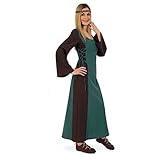 KarnevalsTeufel Mittelalter Maid Damen-Kostüm Mittelalter-Kleid...