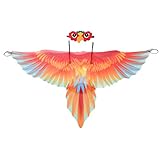 inlzdz Kinder Jungen Mädchen Papagei Flügel Kostüm Vögel Flügel...