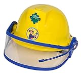 Simba 109252365 - Feuerwehrmann Sam Helm, Feuerwehrhelm mit Funktion,...