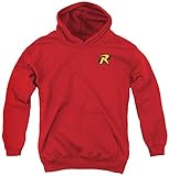 DC Comics Batman Robin Logo Kostüm Superhero Big Boys Youth Pull-Over...