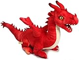 Zaloop Drache rot Plüschtier Kuscheltier Stofftier Plüschdrache 105