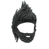 Metyou Perücke, Bartmütze, handgefertigt, gestrickt, warm,...