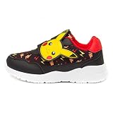Pokemon Jungen Pikachu Sneaker, Schwarz, Größe 36-42, Schwarz , 30...