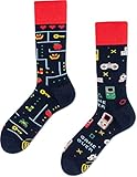 Many Mornings Unisex Game Over Mismatched Socken, Multicolor, 43-46