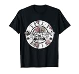 Guns N' Roses Floral Bullet Logo T-Shirt T-Shirt