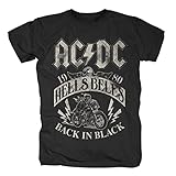 AC/DC - T-Shirt - Hells Bells 1980 - Schwarz - XL