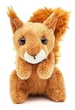 Uni-Toys - Eichhörnchen Plushie - 13 cm (Höhe) - Plüsch-Waldtier -...